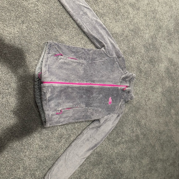 The North Face Fuzzy Zip Up Jacket - Picture 1 of 4